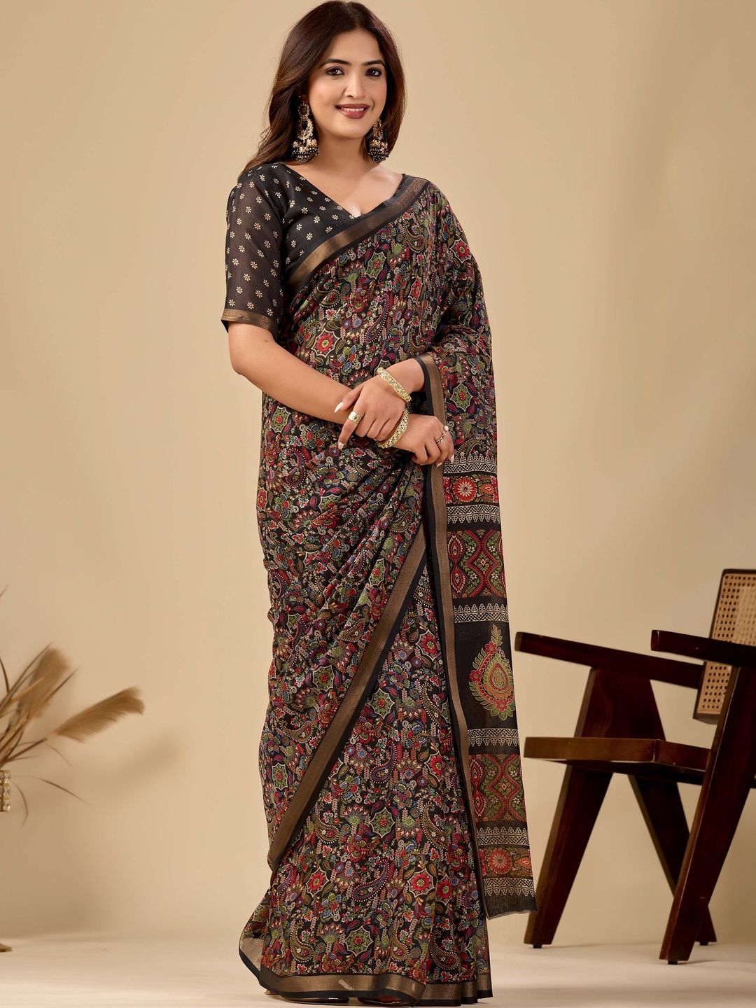 Sangria Designer Kalamkari Saree